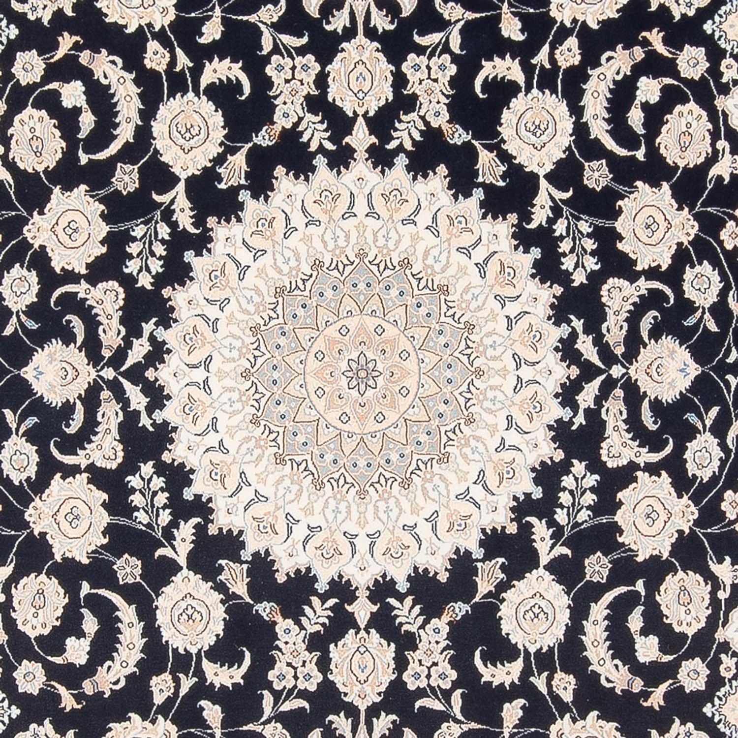 Perserteppich - Nain - Premium - 298 x 197 cm - dunkelblau