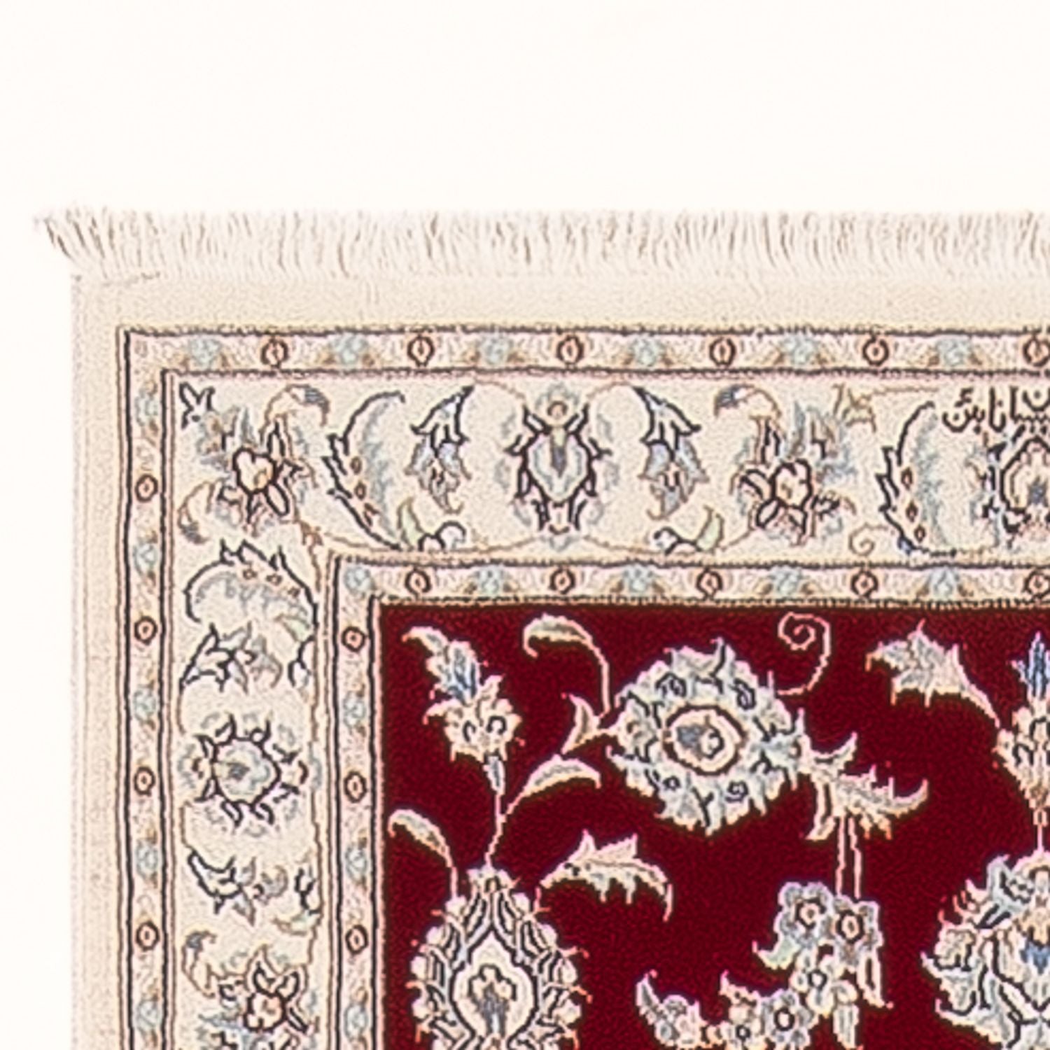 Läufer Perser - Nain - Premium - 298 x 80 cm - rot