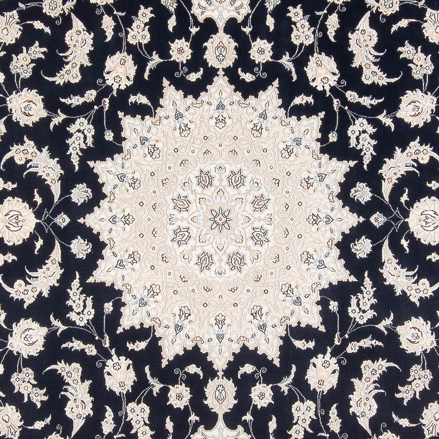 Perserteppich - Nain - Premium - 346 x 244 cm - dunkelblau