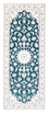 Läufer Perser - Nain - Royal - 200 x 81 cm - grün