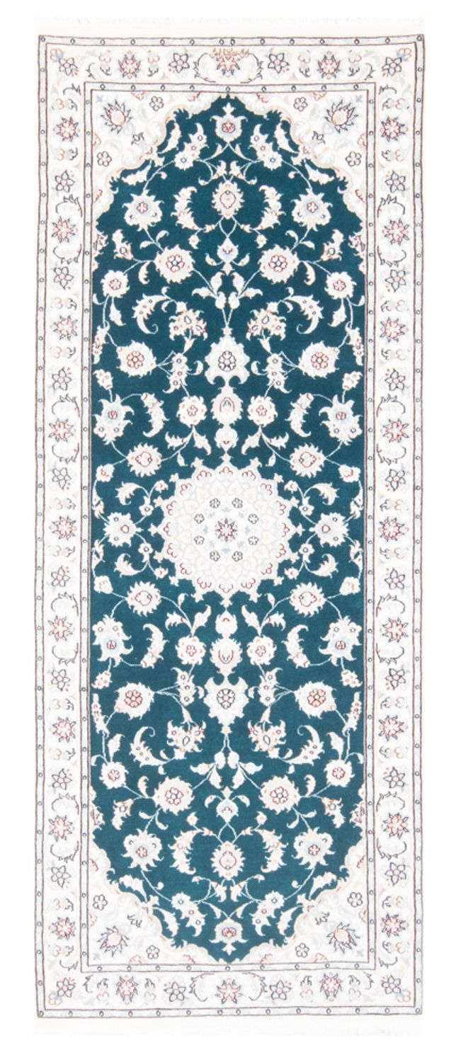 Läufer Perser - Nain - Royal - 200 x 81 cm - grün