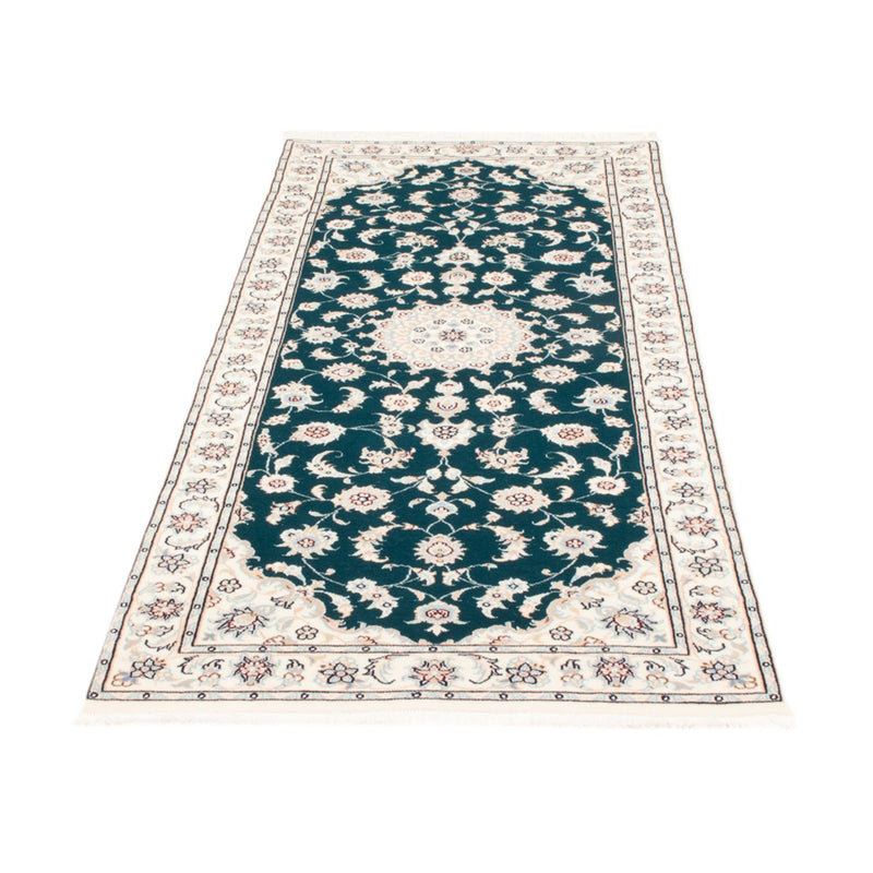 Läufer Perser - Nain - Royal - 200 x 81 cm - grün
