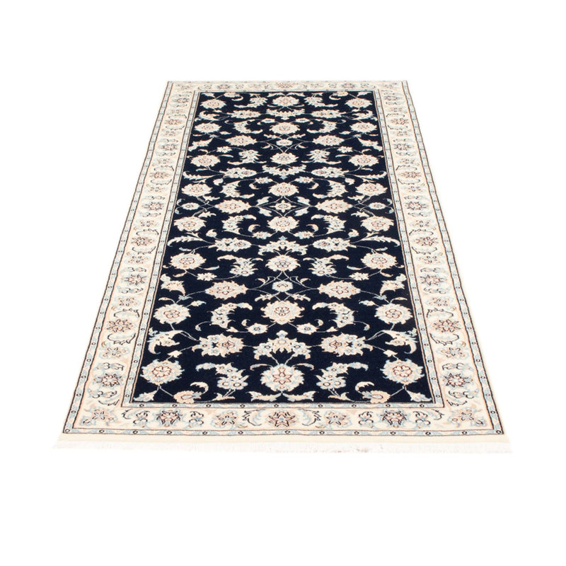 Läufer Perser - Nain - Royal - 200 x 80 cm - dunkelblau