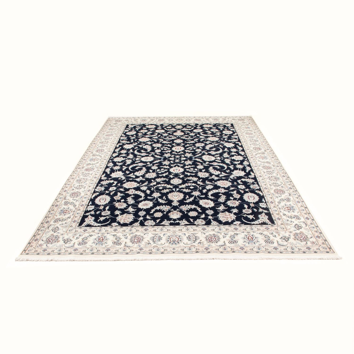 Perserteppich - Nain - Premium - 294 x 197 cm - dunkelblau