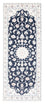 Läufer Perser - Nain - Royal - 204 x 81 cm - dunkelblau