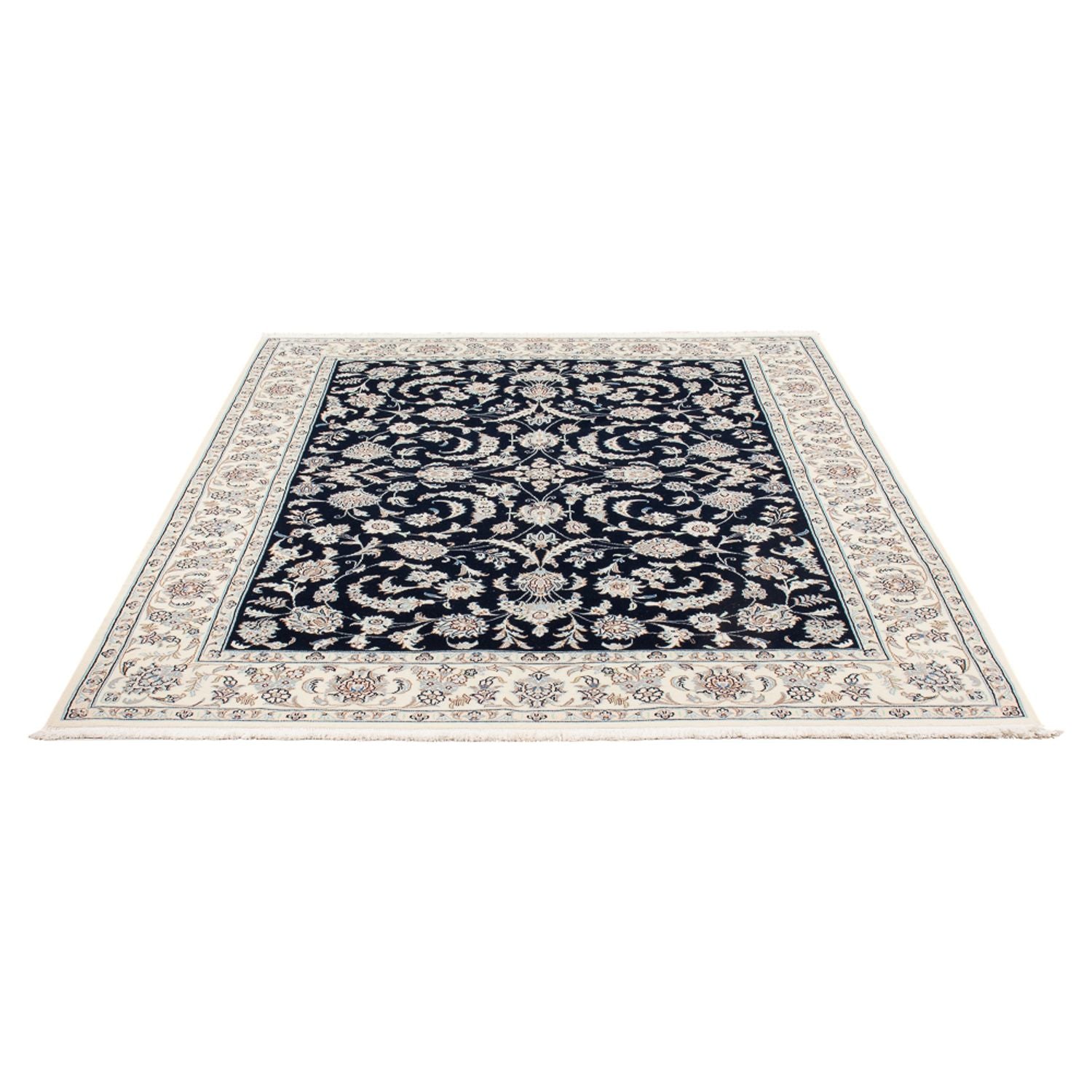 Perserteppich - Nain - Premium - 200 x 149 cm - dunkelblau