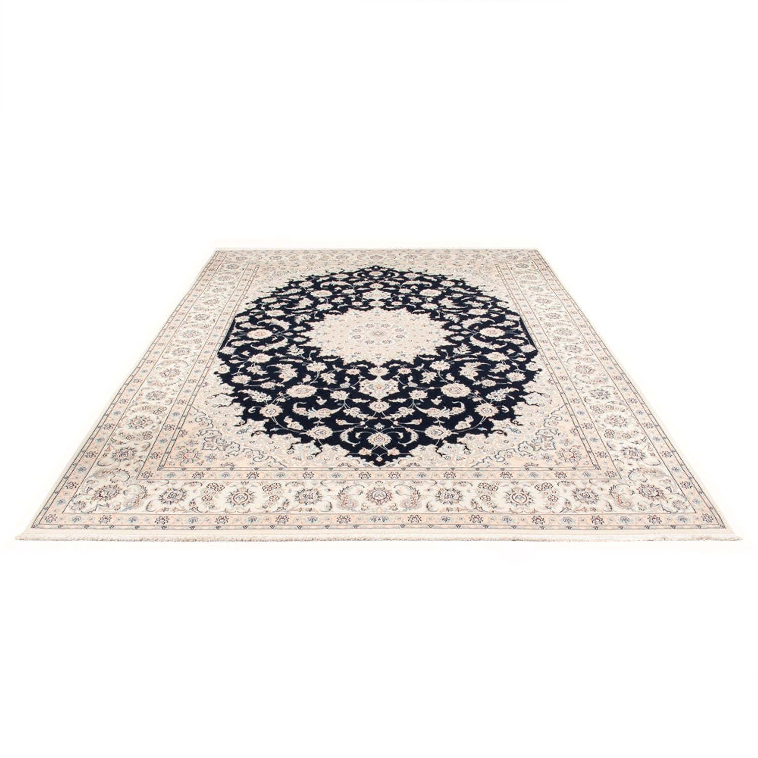 Perserteppich - Nain - Premium - 340 x 246 cm - dunkelblau