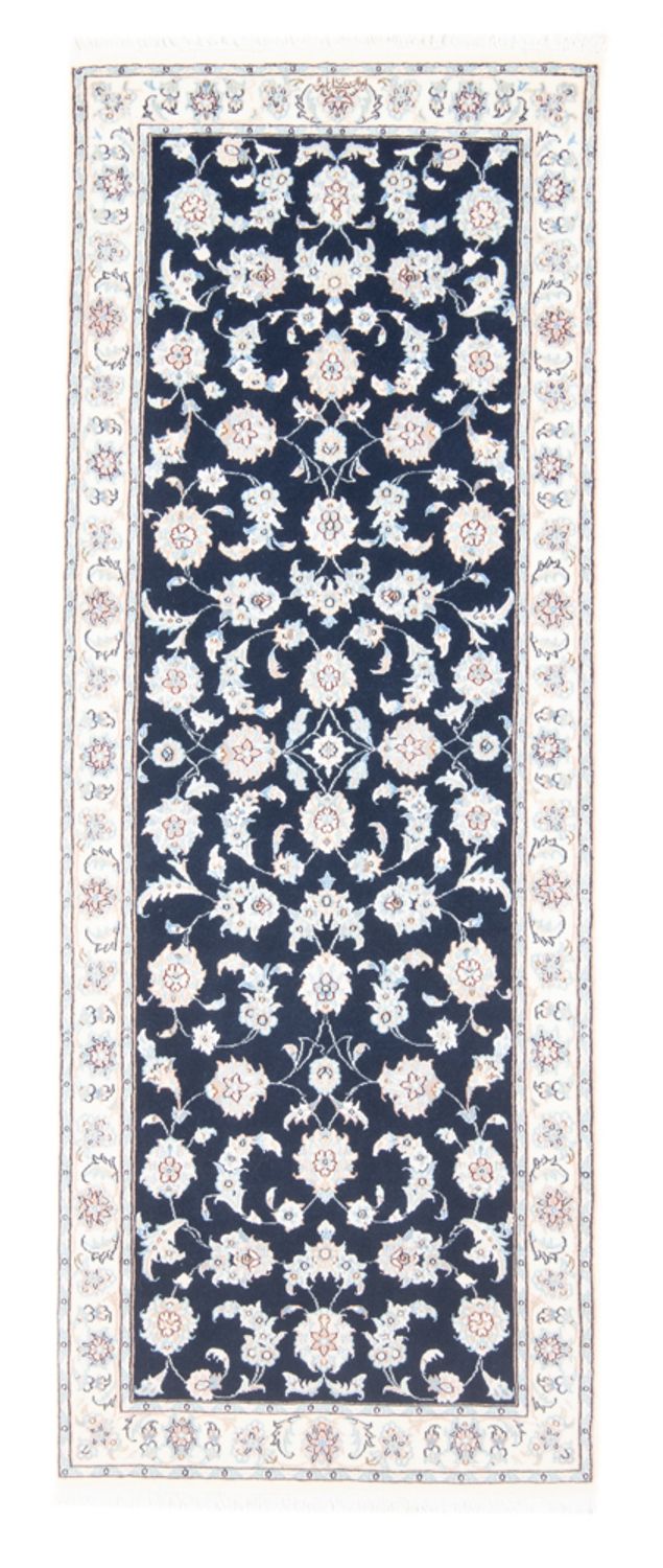 Läufer Perser - Nain - Royal - 207 x 80 cm - dunkelblau
