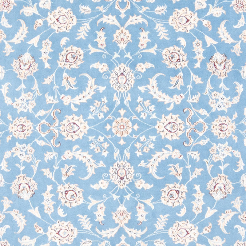 Perserteppich - Nain - Royal - 196 x 150 cm - hellblau