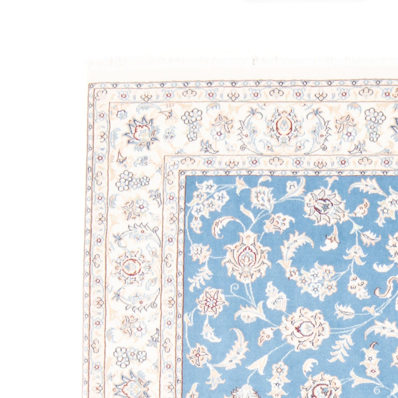 Perserteppich - Nain - Royal - 196 x 150 cm - hellblau