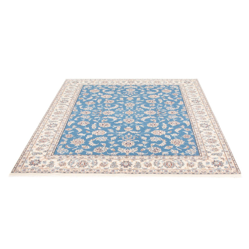 Perserteppich - Nain - Royal - 196 x 150 cm - hellblau