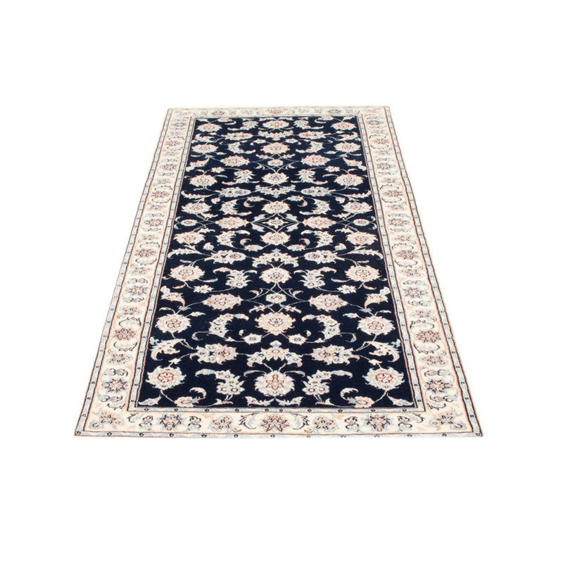Läufer Perser - Nain - Royal - 205 x 80 cm - dunkelblau