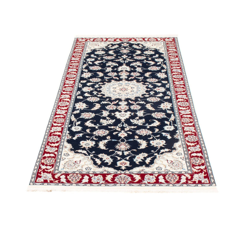 Läufer Perser - Nain - Royal - 196 x 79 cm - dunkelblau
