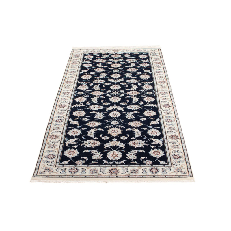 Läufer Perser - Nain - Royal - 202 x 78 cm - dunkelblau