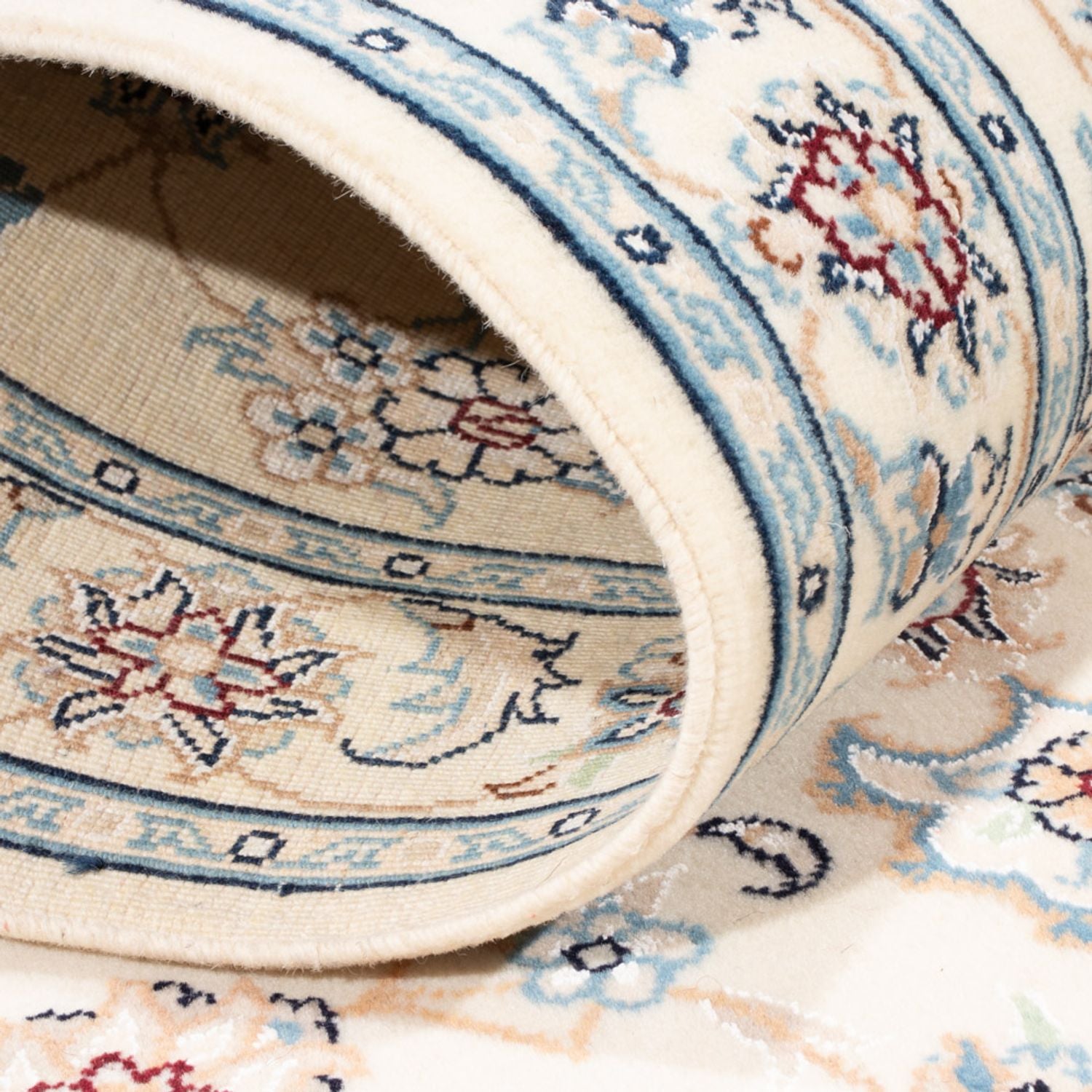 Läufer Perser - Nain - Royal - 203 x 80 cm - creme
