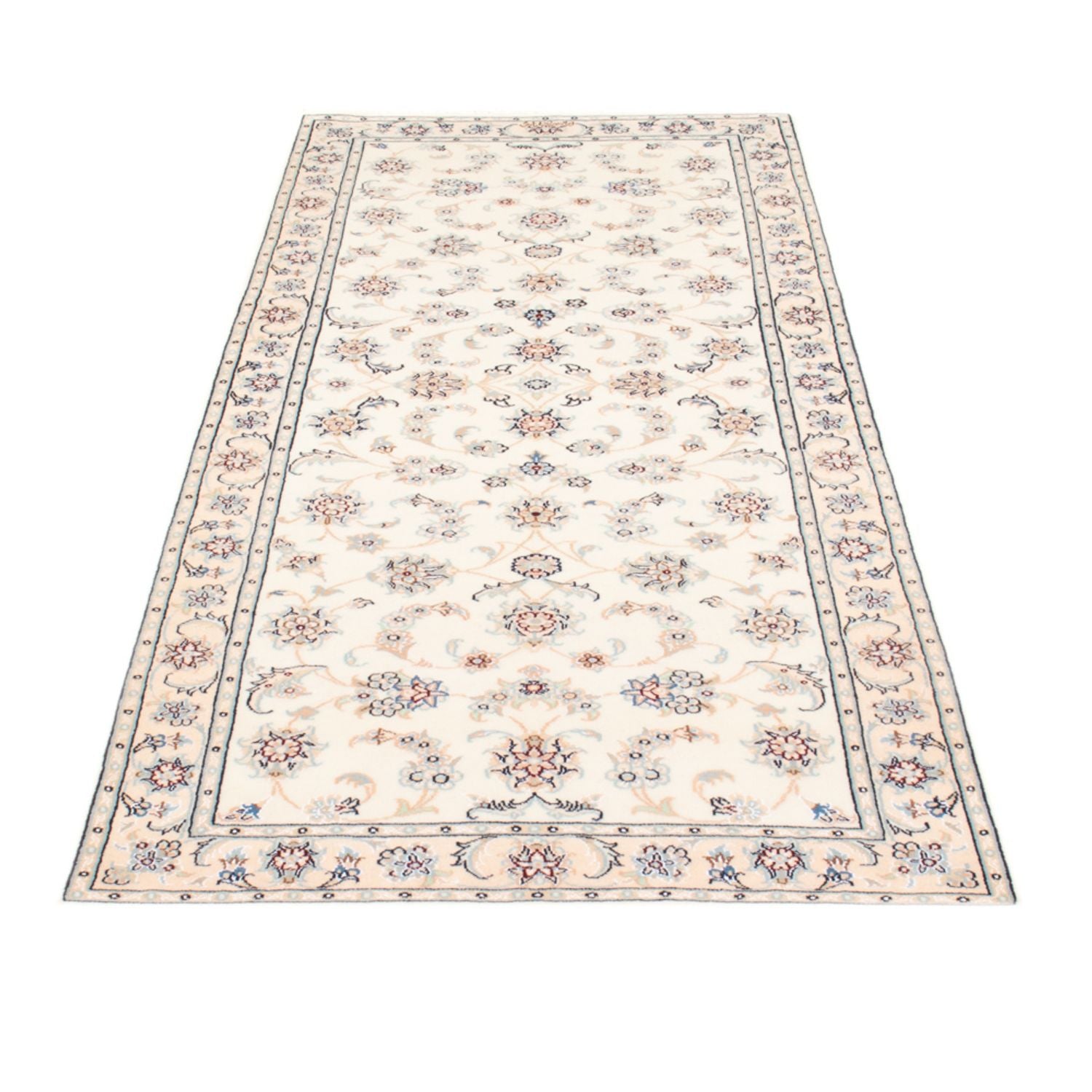 Läufer Perser - Nain - Royal - 200 x 80 cm - creme