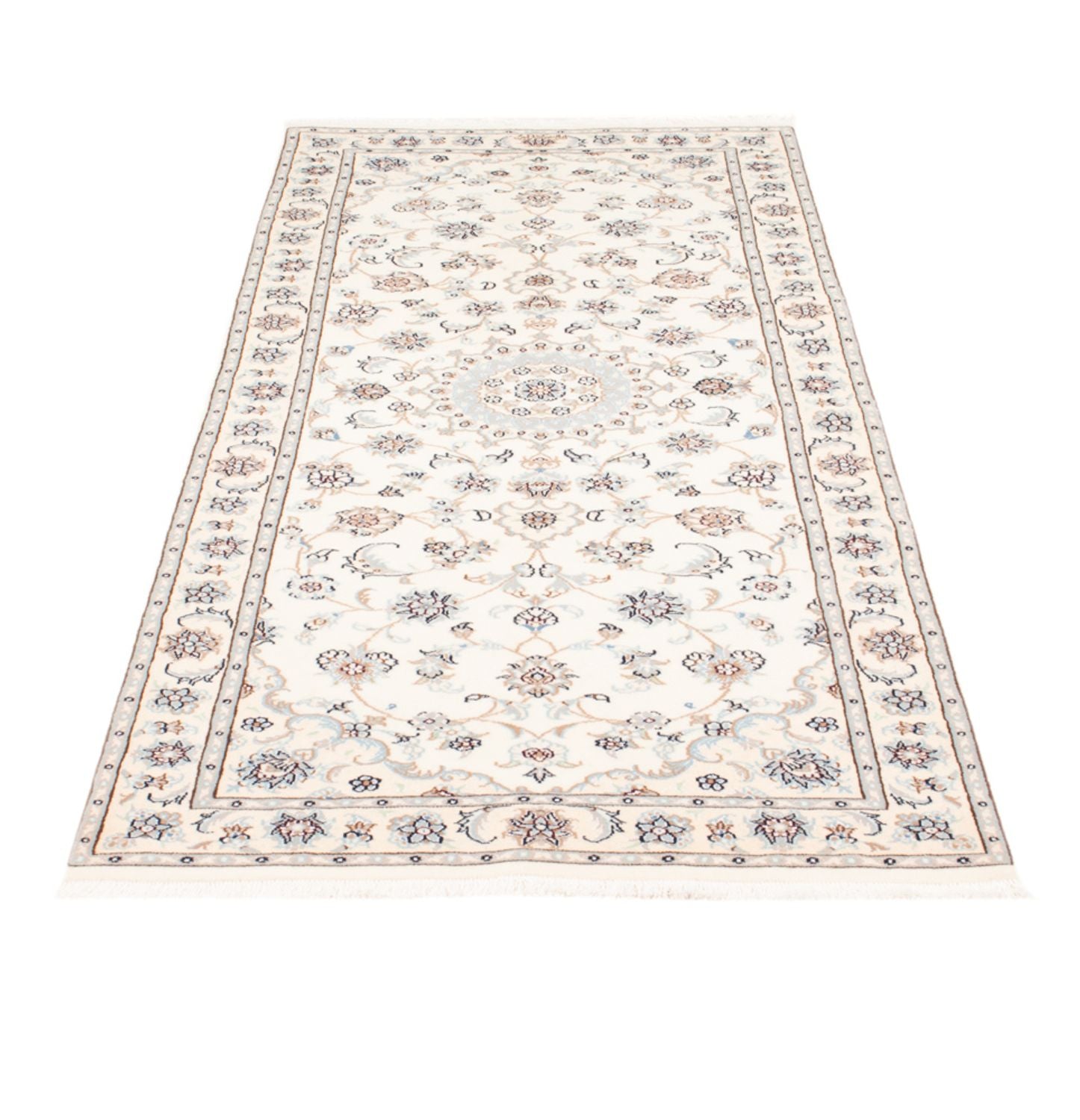 Läufer Perser - Nain - Royal - 198 x 80 cm - creme