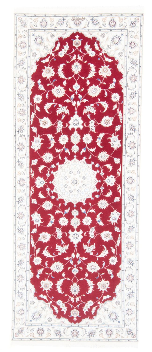 Läufer Perser - Nain - Royal - 202 x 80 cm - rot