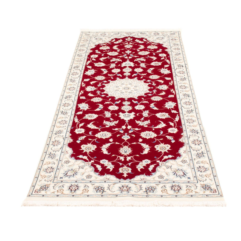 Läufer Perser - Nain - Royal - 202 x 80 cm - rot
