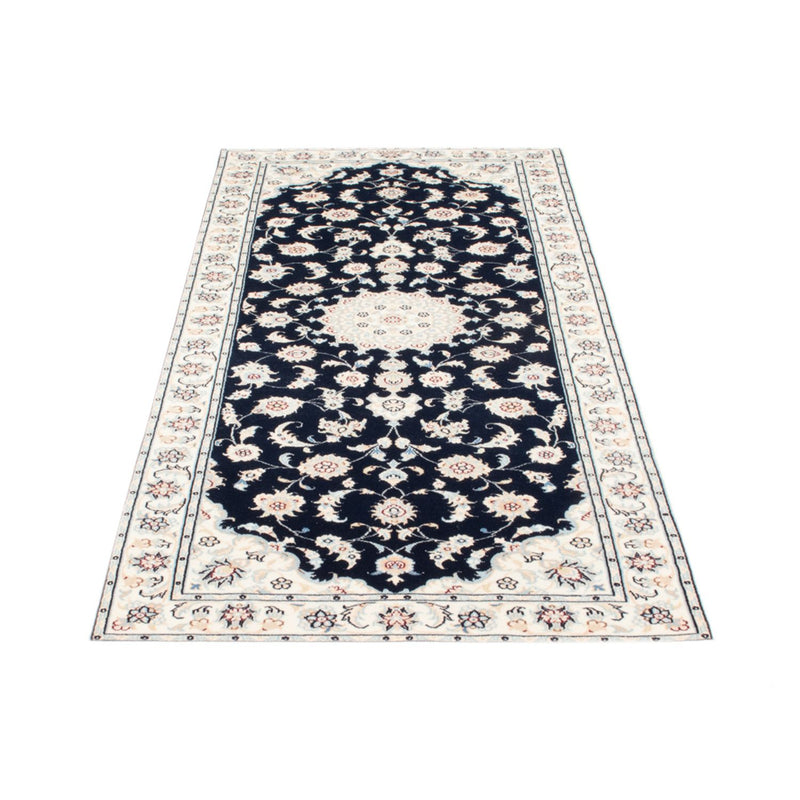 Läufer Perser - Nain - Royal - 200 x 80 cm - dunkelblau
