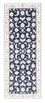 Läufer Perser - Nain - Royal - 200 x 80 cm - dunkelblau