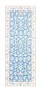 Läufer Perser - Nain - Royal - 200 x 80 cm - hellblau