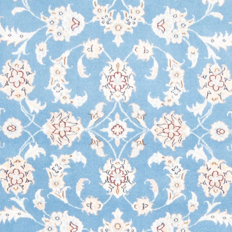 Läufer Perser - Nain - Royal - 200 x 80 cm - hellblau