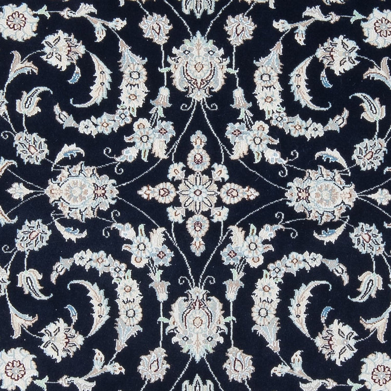 Perserteppich - Nain - Premium - 196 x 151 cm - dunkelblau
