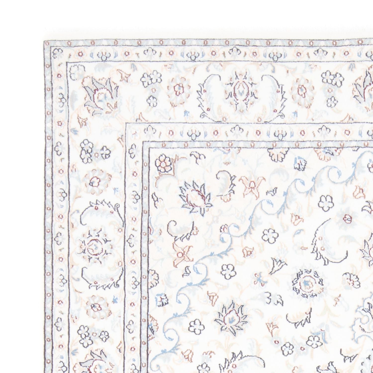 Perserteppich - Nain - Royal - 198 x 150 cm - creme