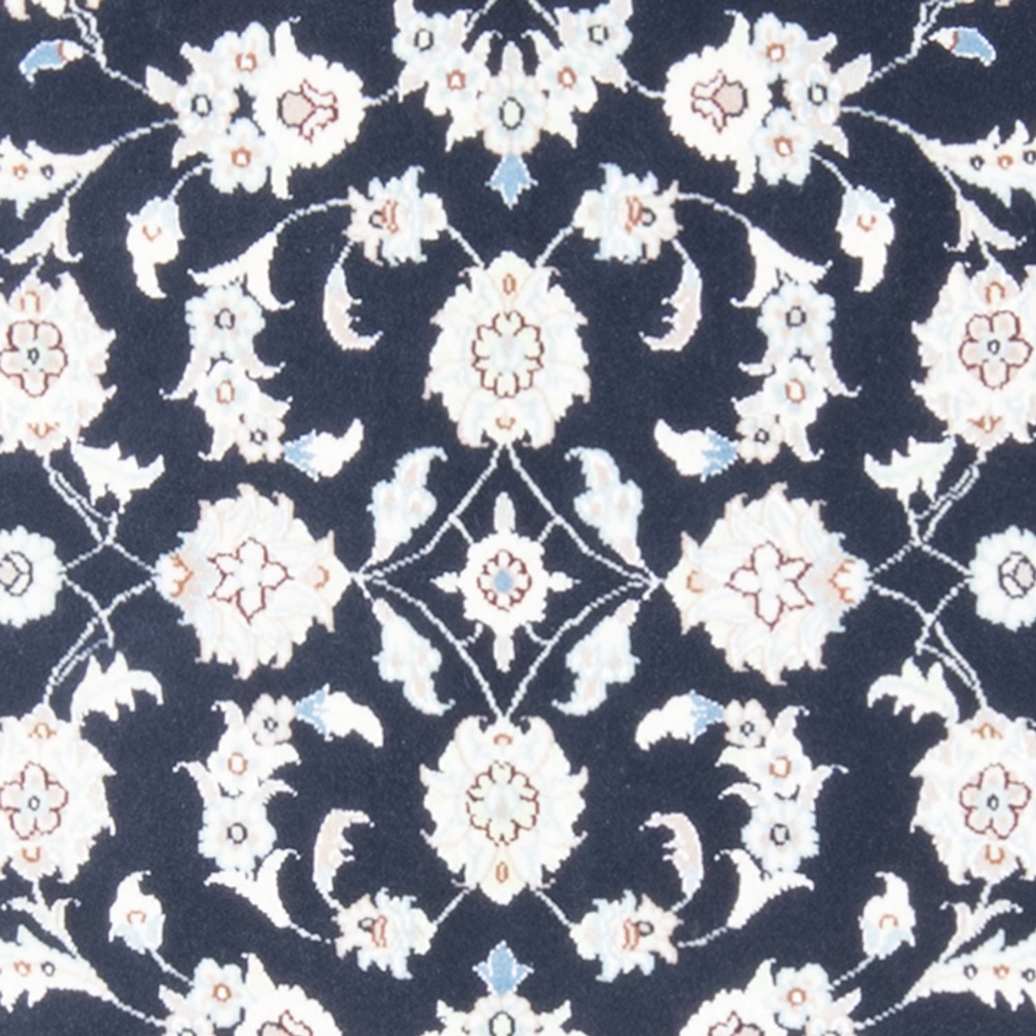 Läufer Perser - Nain - Royal - 195 x 81 cm - dunkelblau