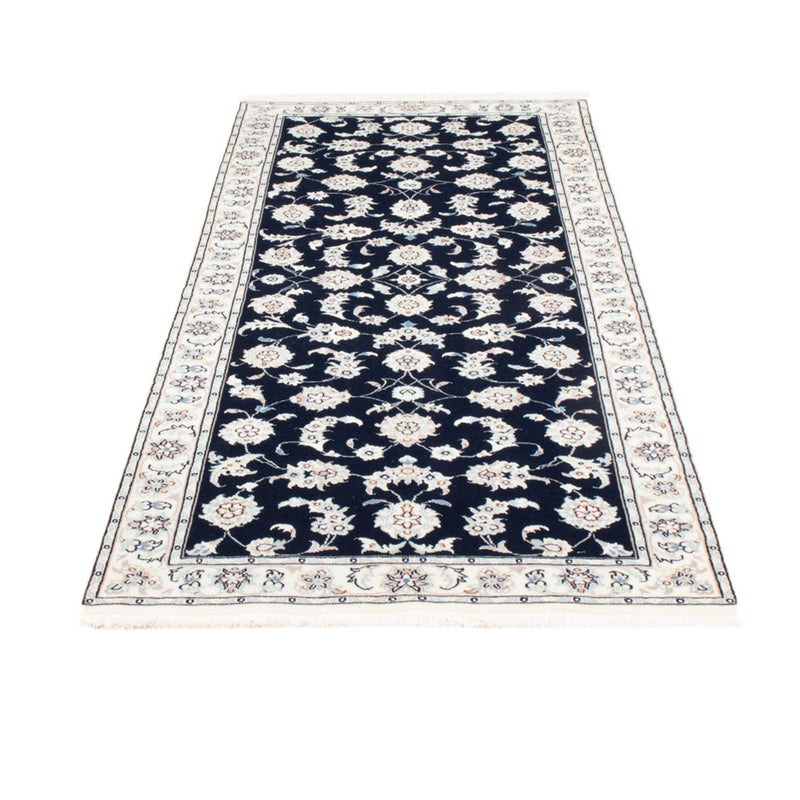 Läufer Perser - Nain - Royal - 195 x 81 cm - dunkelblau