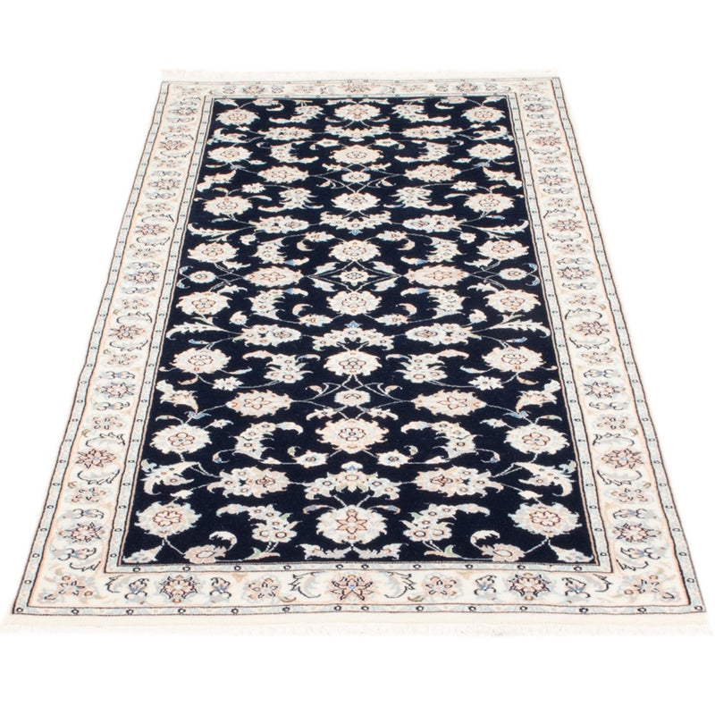 Läufer Perser - Nain - Royal - 194 x 80 cm - dunkelblau