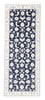 Läufer Perser - Nain - Royal - 196 x 80 cm - dunkelblau
