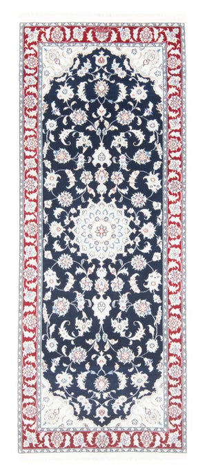Läufer Perser - Nain - Royal - 200 x 80 cm - dunkelblau