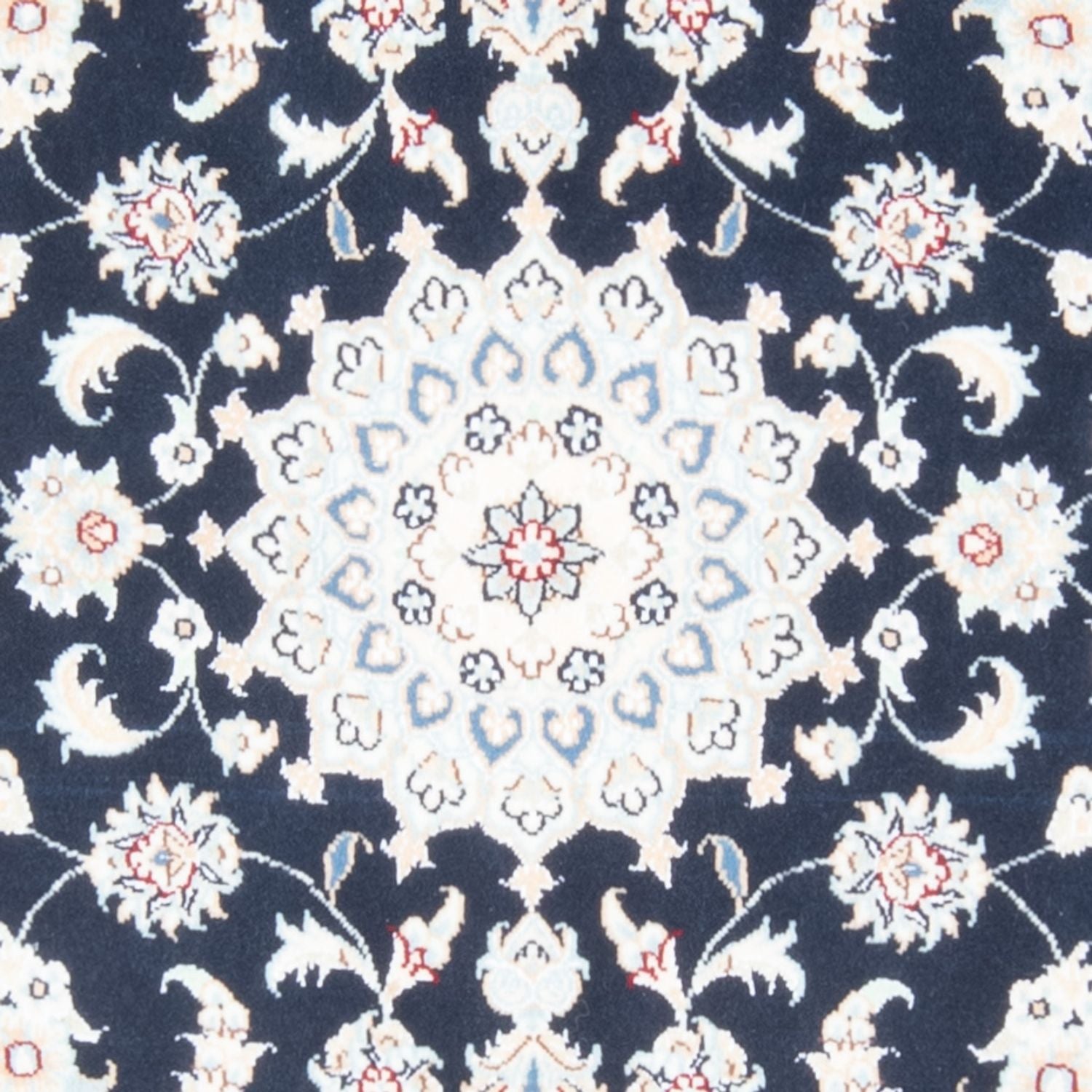 Läufer Perser - Nain - Royal - 200 x 80 cm - dunkelblau