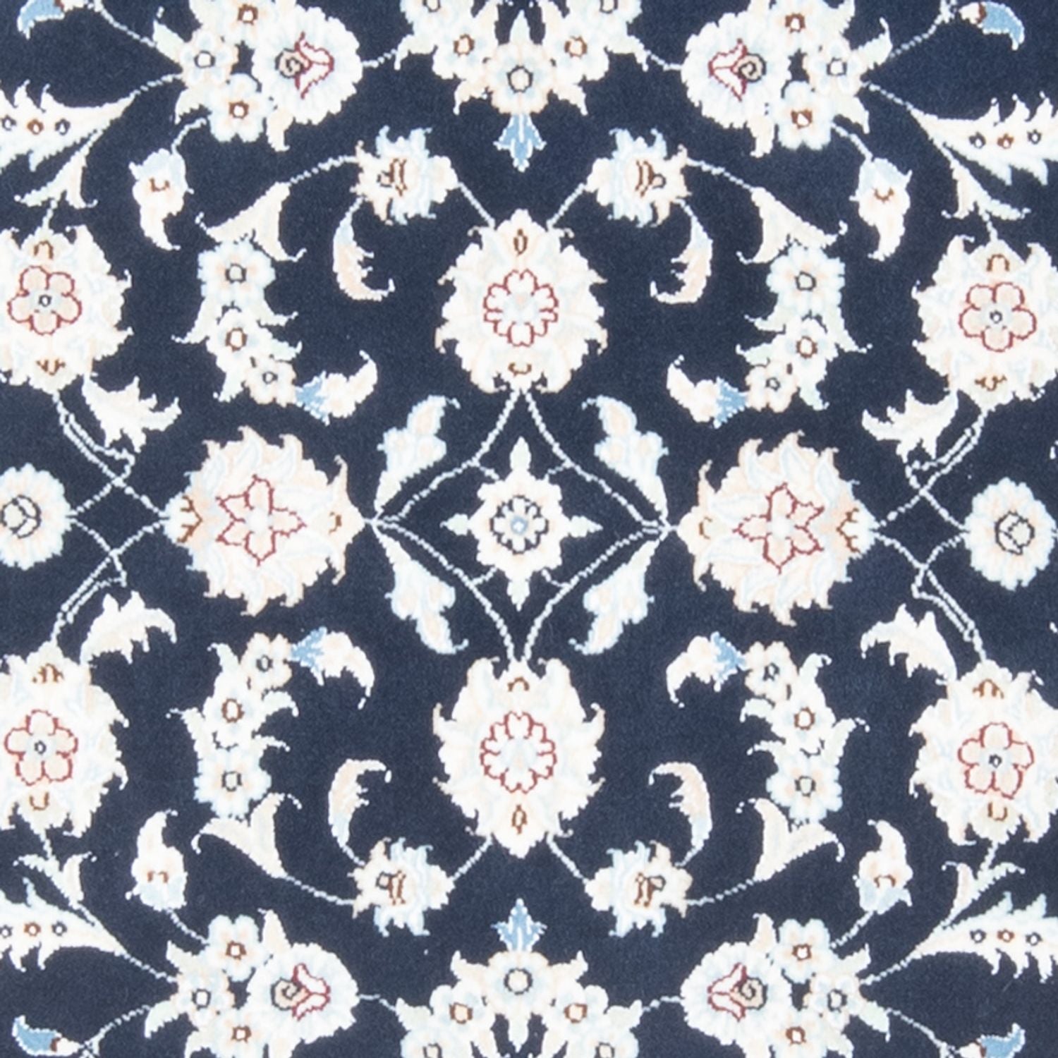 Läufer Perser - Nain - Royal - 204 x 82 cm - dunkelblau