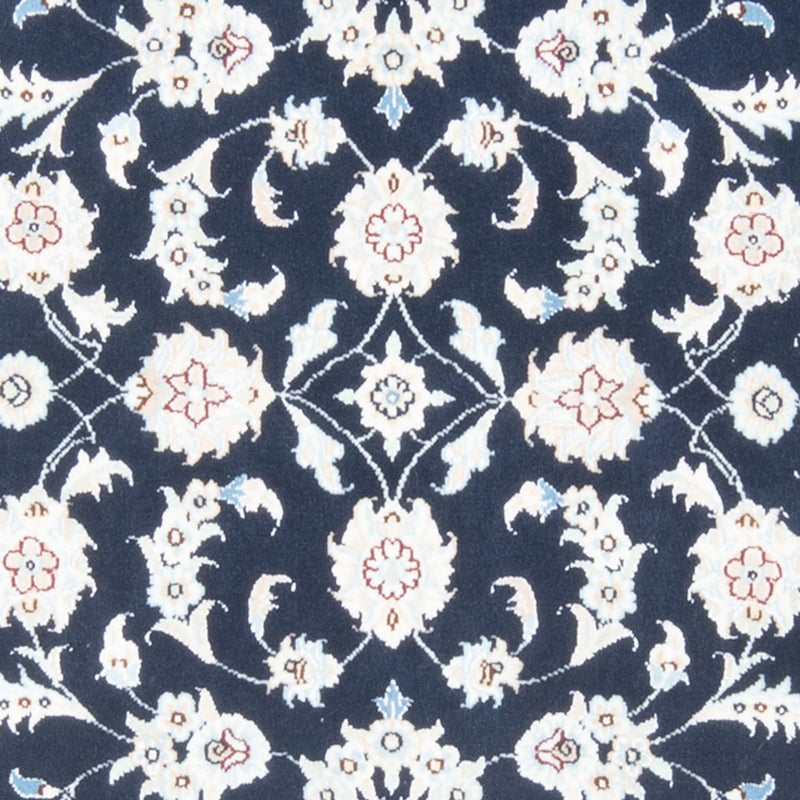 Läufer Perser - Nain - Royal - 204 x 82 cm - dunkelblau