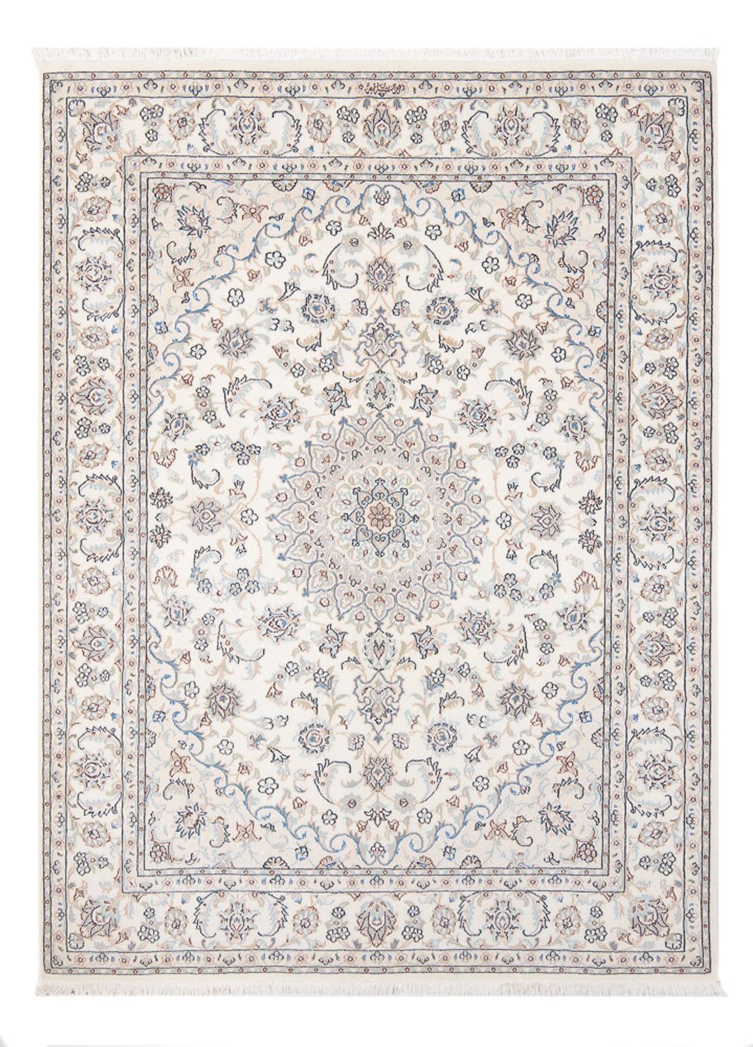 Perserteppich - Nain - Premium - 202 x 150 cm - creme