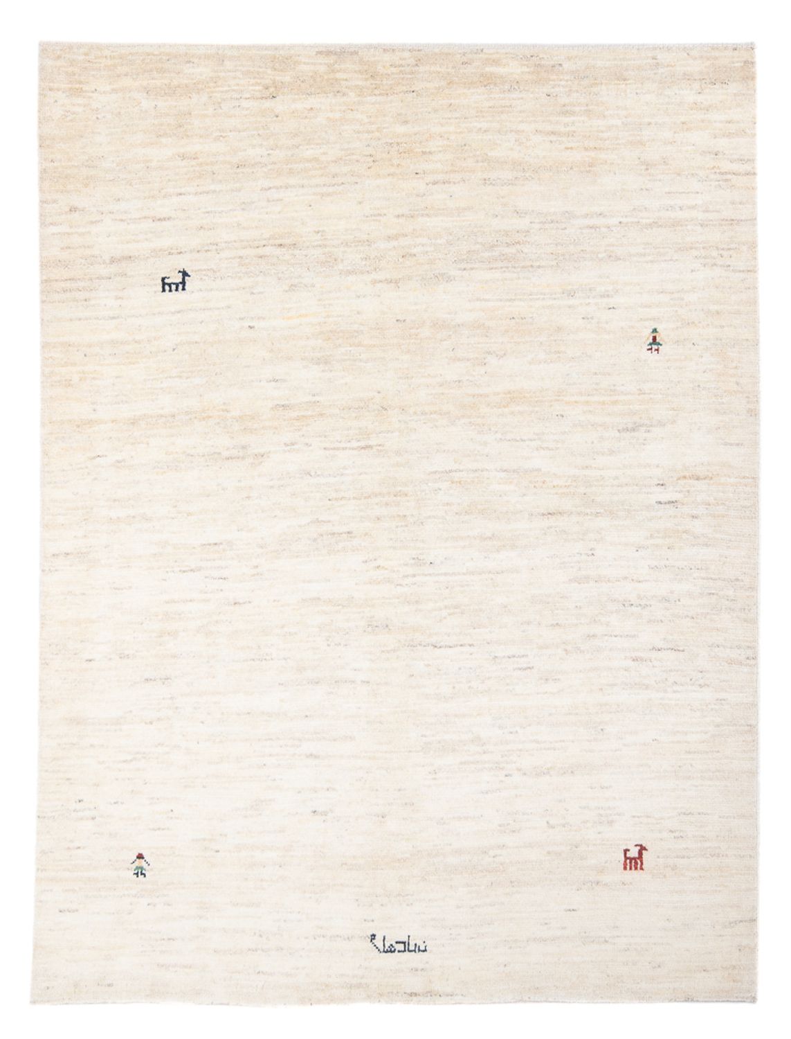 Gabbeh Teppich - Perser - 196 x 149 cm - beige