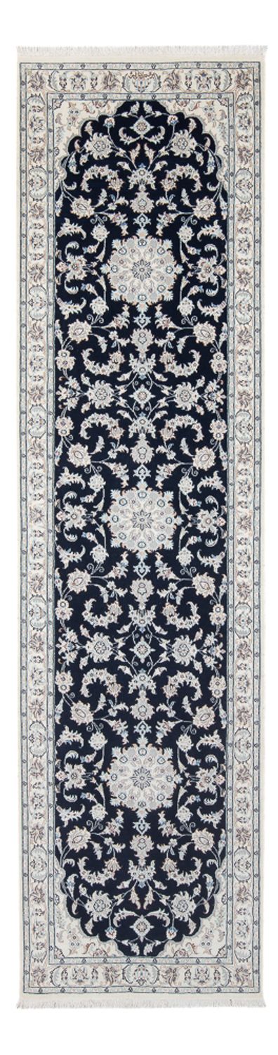 Läufer Perser - Nain - Premium - 297 x 82 cm - dunkelblau
