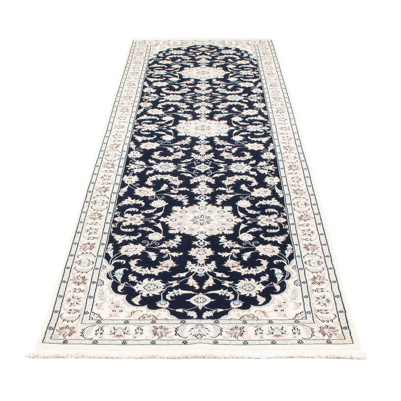 Läufer Perser - Nain - Premium - 297 x 82 cm - dunkelblau