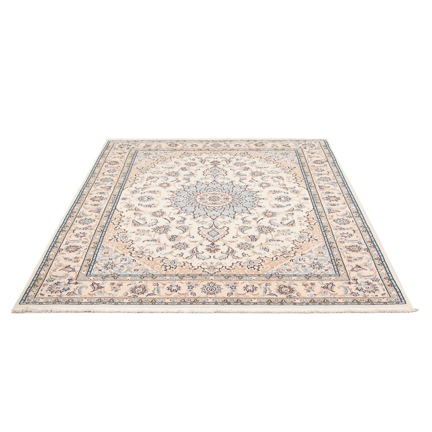 Perserteppich - Nain - Premium - 205 x 149 cm - creme