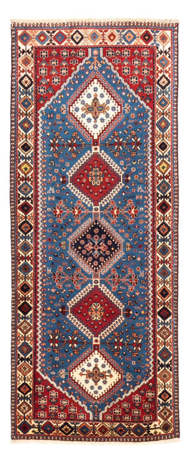 Läufer Perser - Nomadic - 200 x 84 cm - hellblau