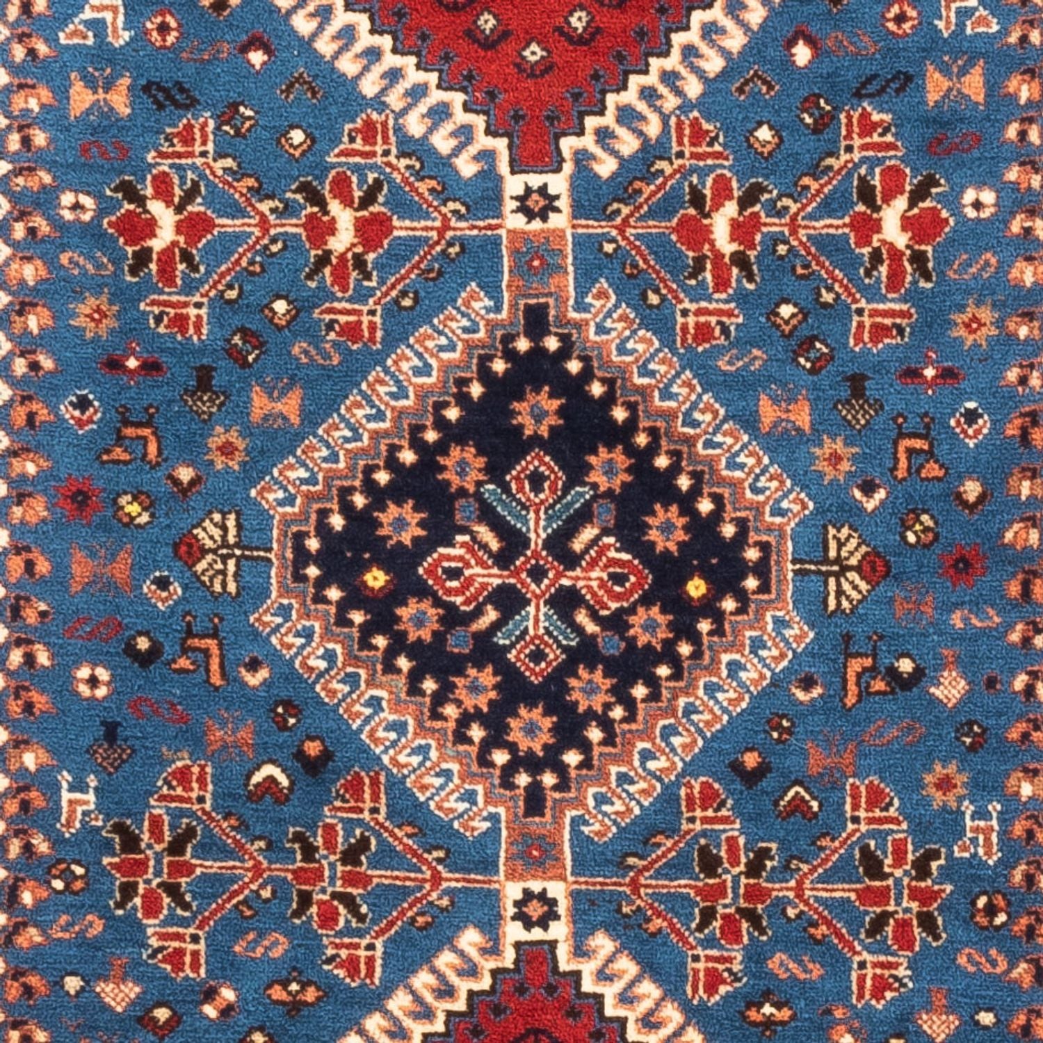 Läufer Perser - Nomadic - 200 x 84 cm - hellblau