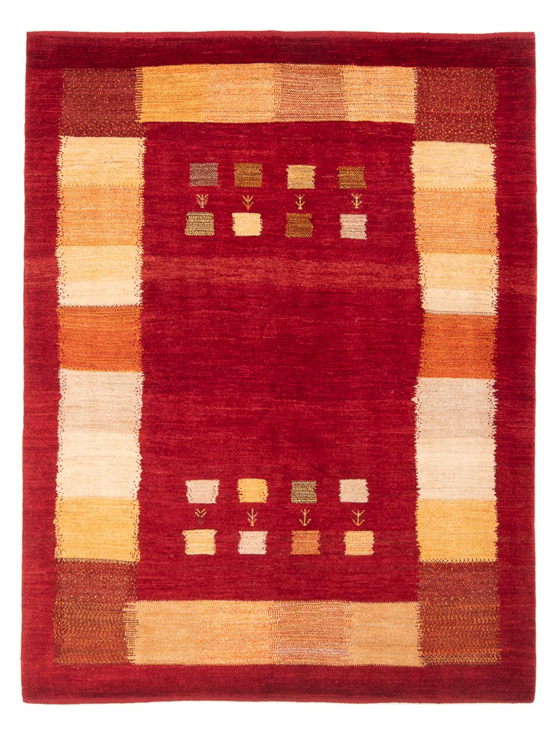 Gabbeh Teppich - Perser - 200 x 158 cm - mehrfarbig