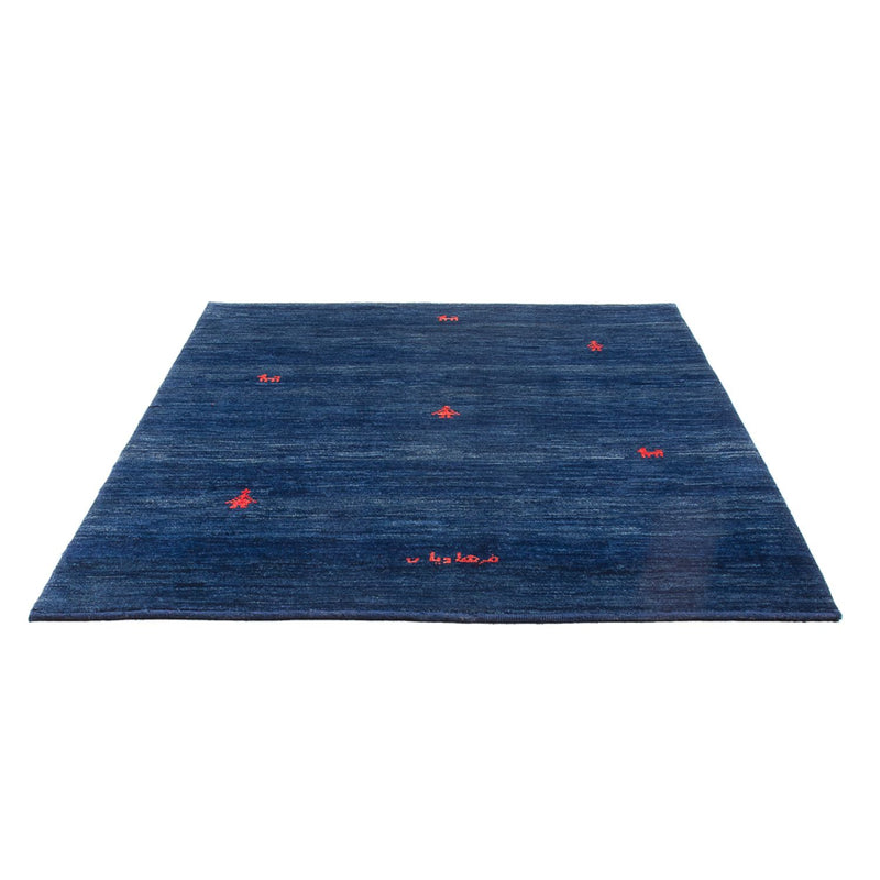 Gabbeh Teppich - Perser - 190 x 150 cm - dunkelblau