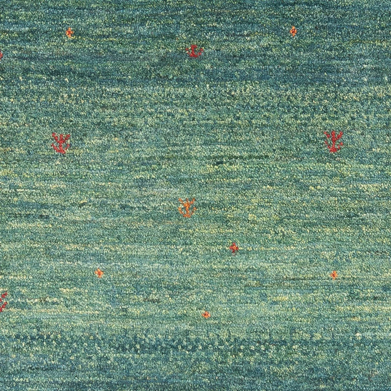 Gabbeh Teppich - Perser - 152 x 100 cm - dunkelgrün