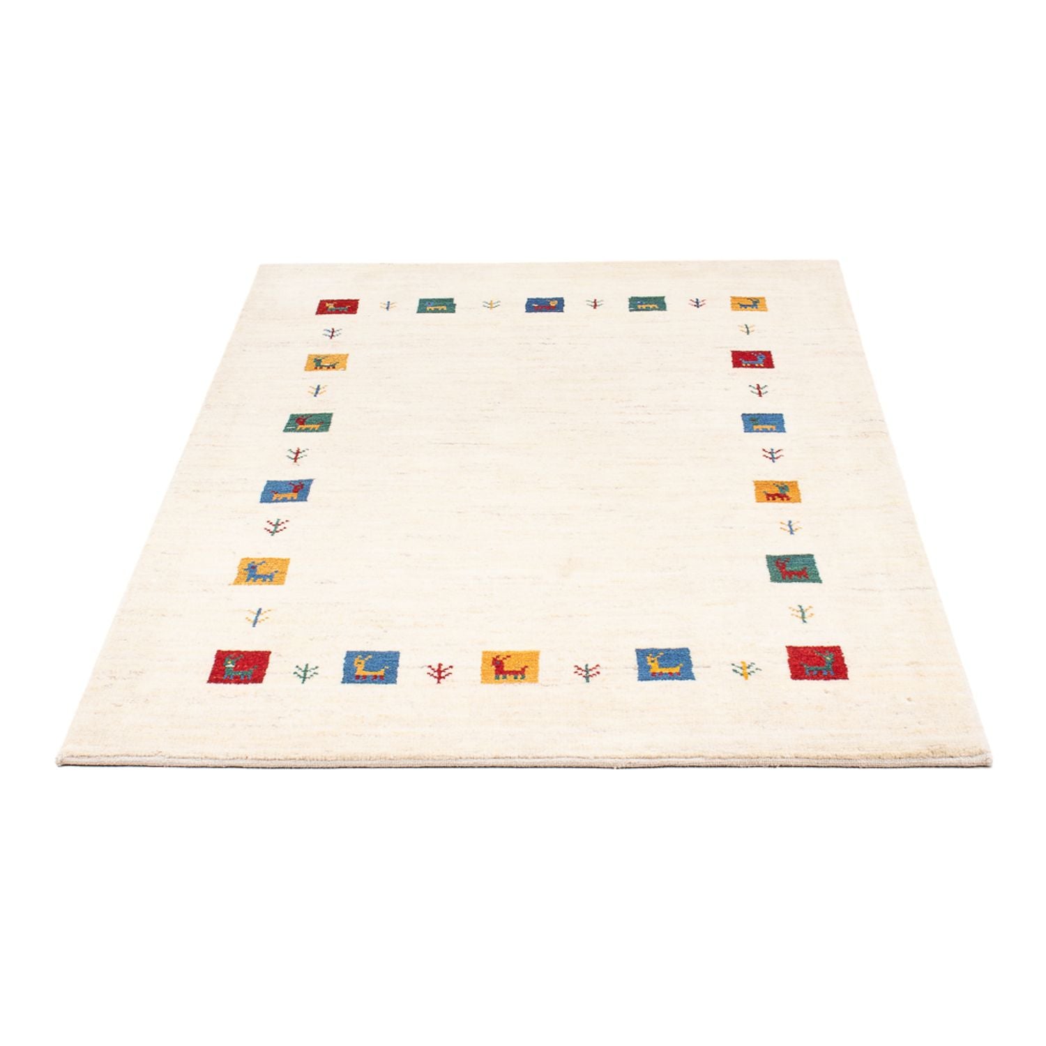 Gabbeh Teppich - Perser - 151 x 100 cm - mehrfarbig