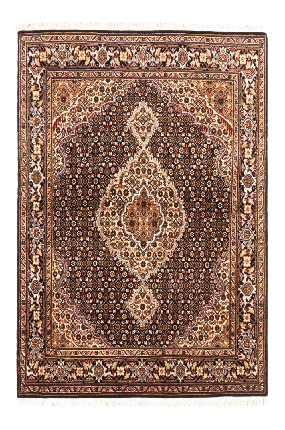 Perserteppich - Täbriz - Royal - 147 x 105 cm - dunkelblau