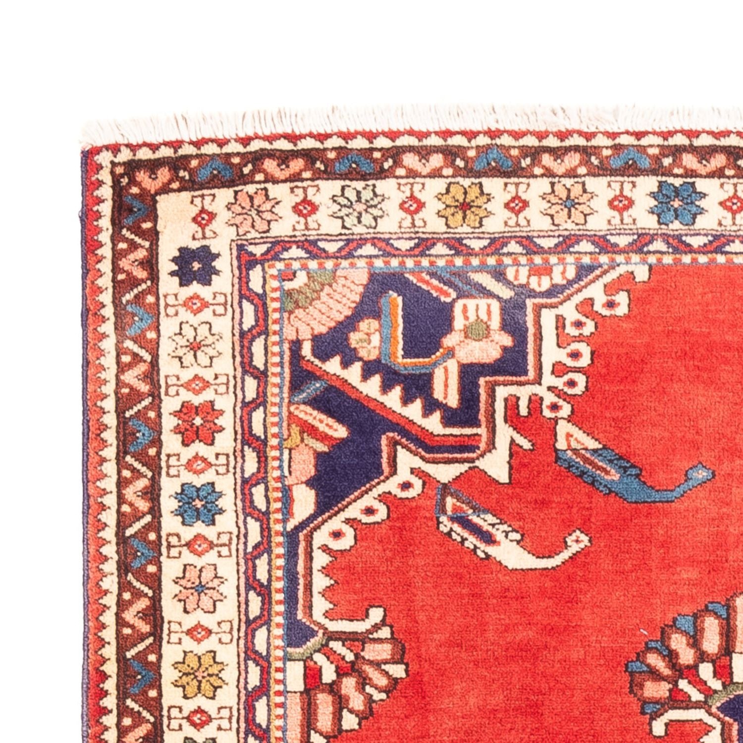Perserteppich - Nomadic - 154 x 109 cm - rot